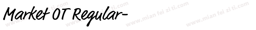 Market OT Regular字体转换